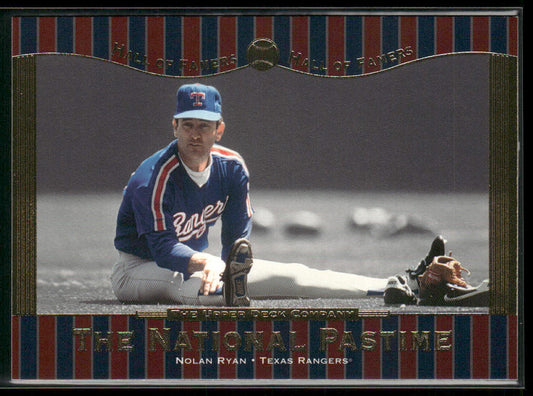 Nolan Ryan 2001 Upper Deck Hall of Famers #63 Texas Rangers