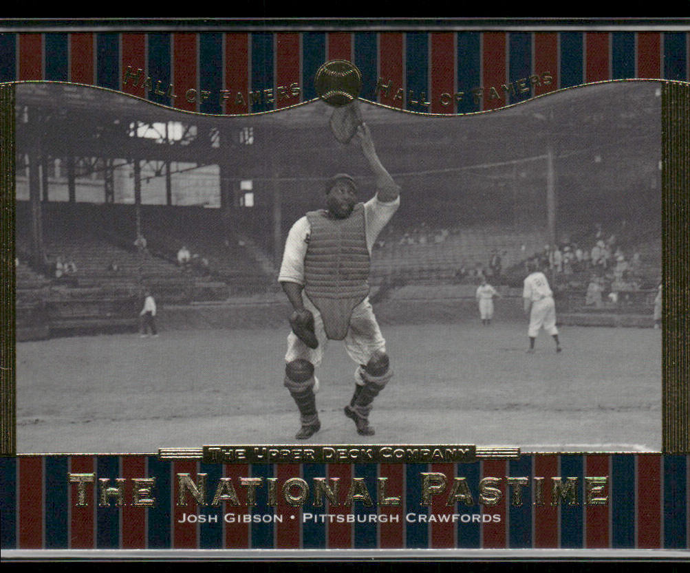 Josh Gibson 2001 Upper Deck Hall of Famers #64 Pittsburgh Crawfords