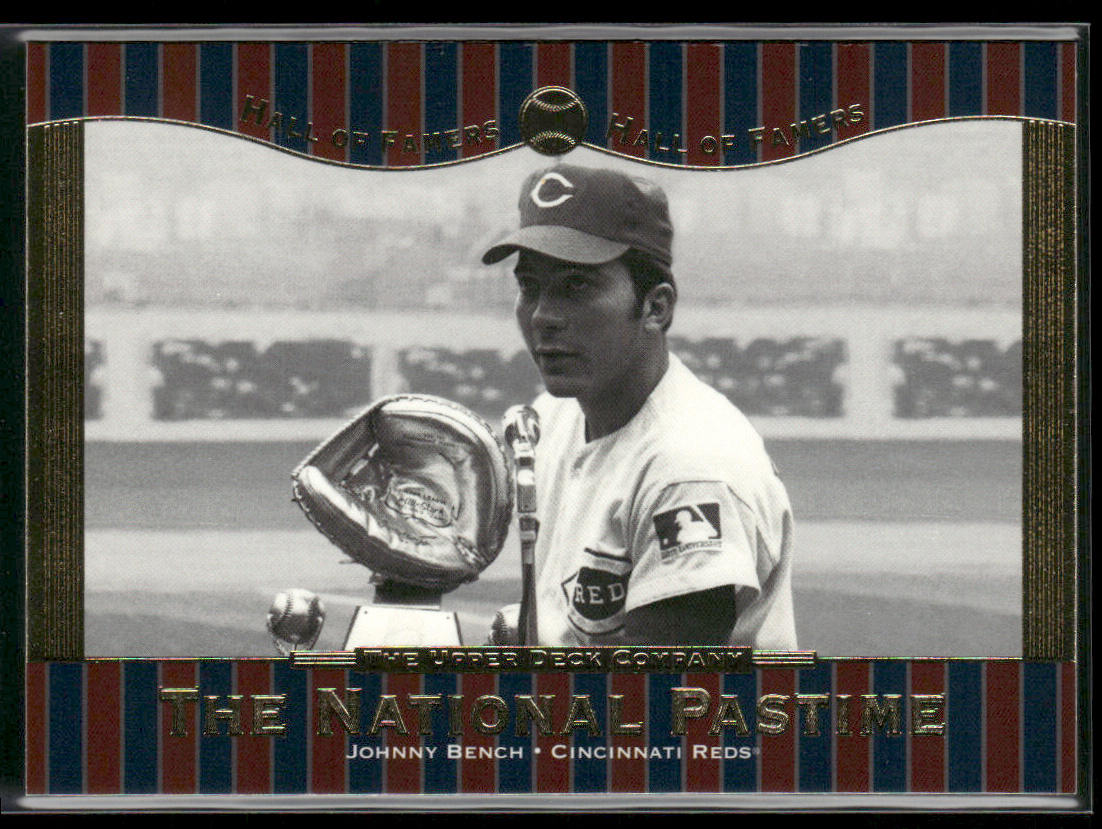 Johnny Bench 2001 Upper Deck Hall of Famers #72 Cincinnati Reds