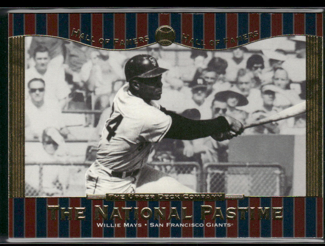 Willie Mays 2001 Upper Deck Hall of Famers #73 New York Giants