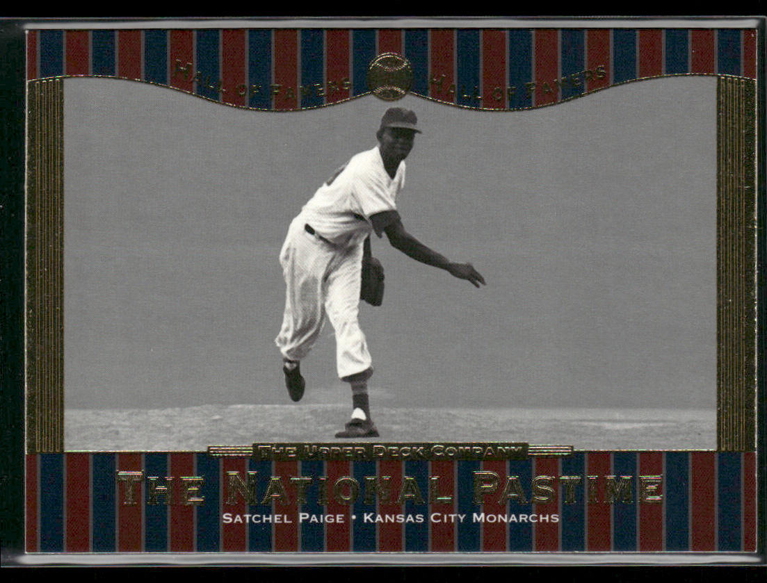 Satchel Paige 2001 Upper Deck Hall of Famers #74 Kansas City Monarchs