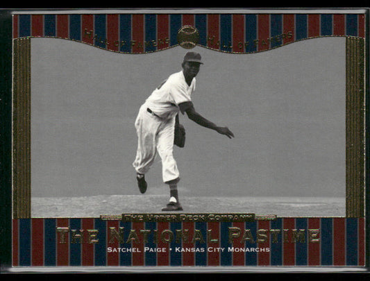 Satchel Paige 2001 Upper Deck Hall of Famers #74 Kansas City Monarchs