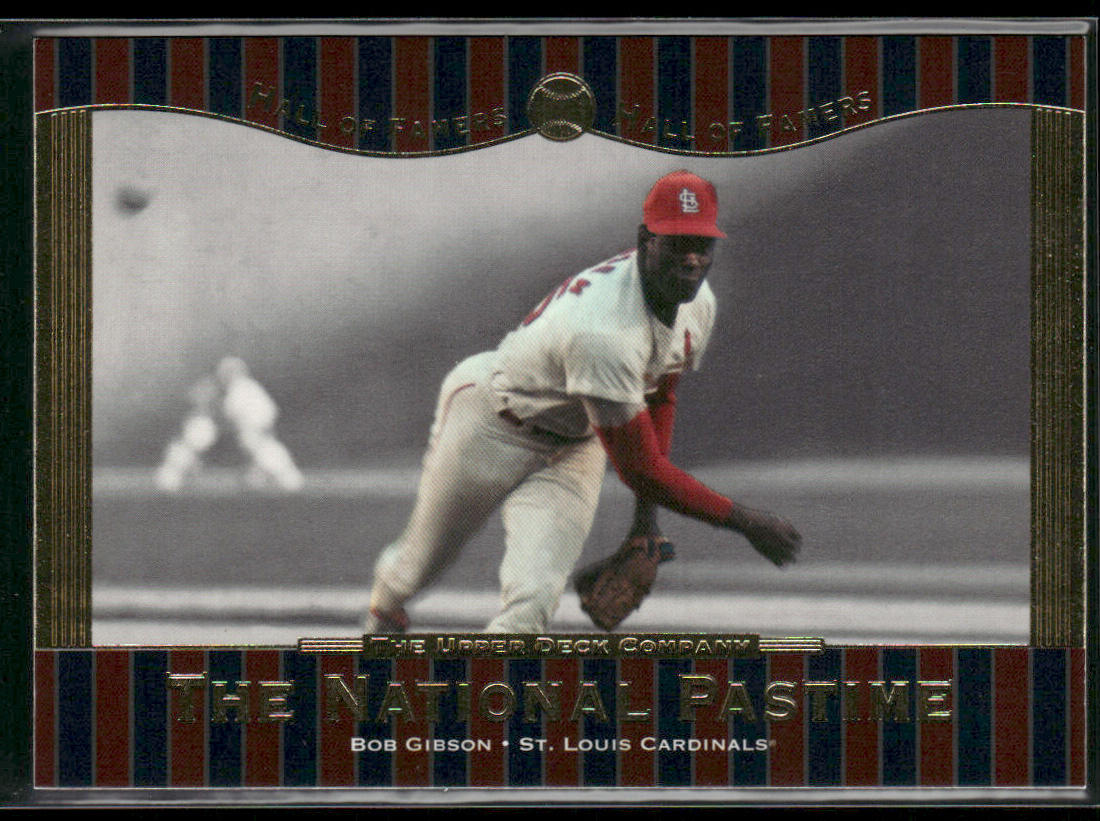 Bob Gibson 2001 Upper Deck Hall of Famers #75 St. Louis Cardinals