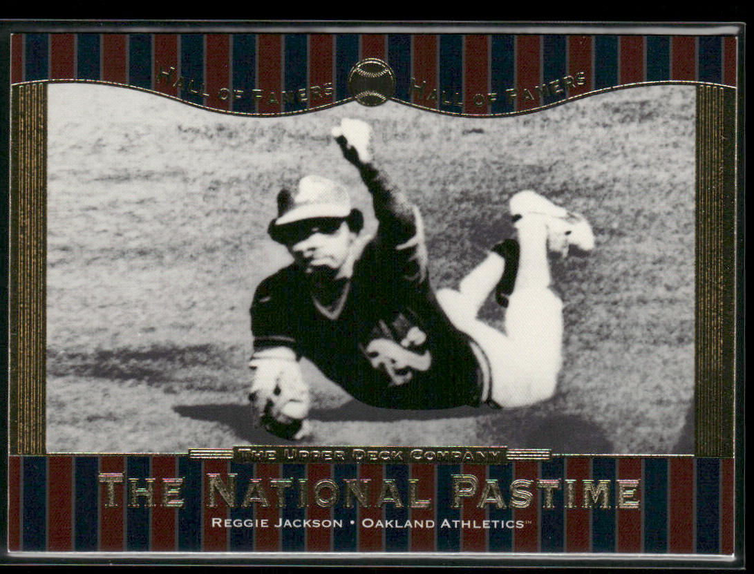 Reggie Jackson 2001 Upper Deck Hall of Famers #80 Oakland Athletics