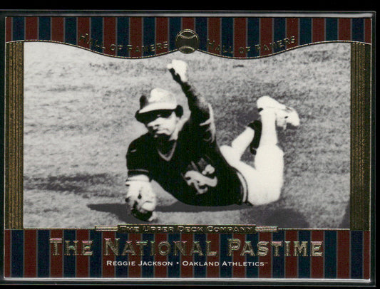 Reggie Jackson 2001 Upper Deck Hall of Famers #80 Oakland Athletics