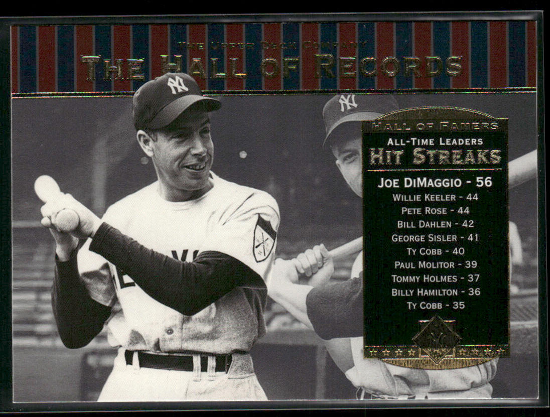 Joe DiMaggio 2001 Upper Deck Hall of Famers #87 New York Yankees