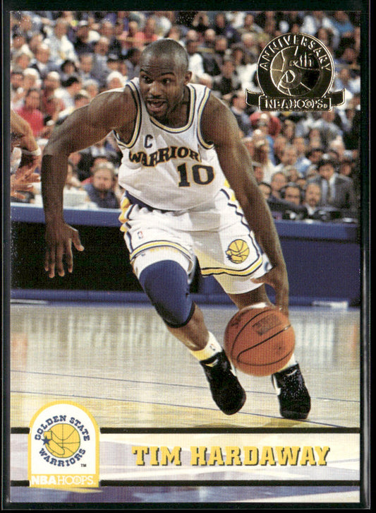 Tim Hardaway 1993-94 Hoops Fifth Anniversary Gold #69 Golden State Warriors