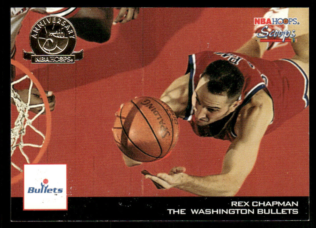 1993-94 Hoops #HS27 Rex Chapman Scoops Fifth Anniversary Gold