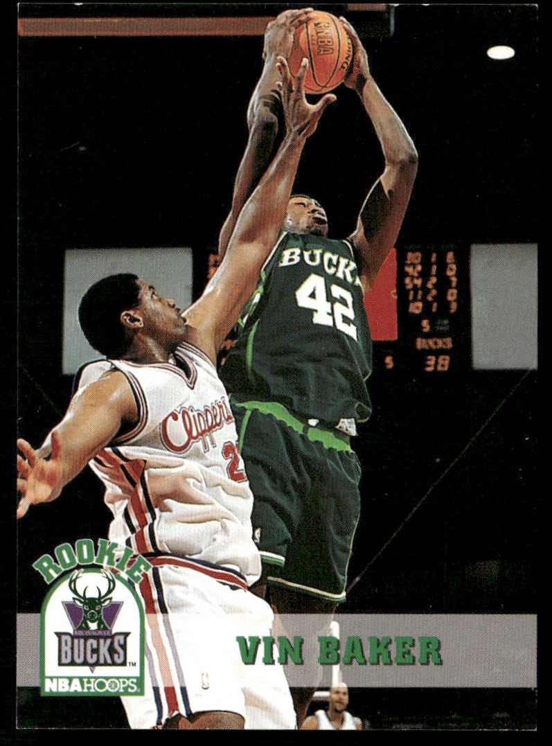 1993-94 Hoops #363 Vin Baker