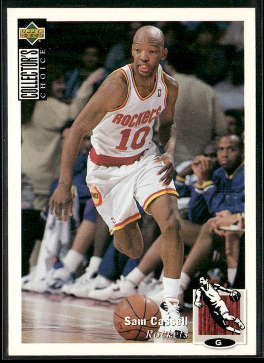 Sam Cassell 1994-95 Collector's Choice #87 Houston Rockets