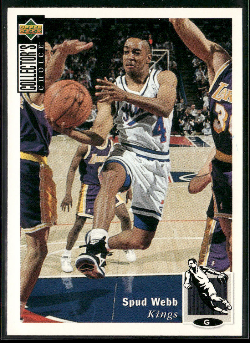 Spud Webb 1994-95 Collector's Choice #89 Sacramento Kings
