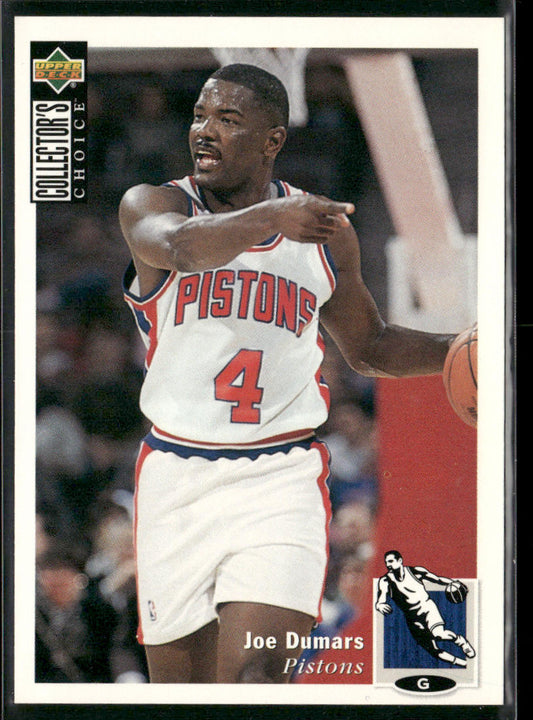 Joe Dumars 1994-95 Collector's Choice #104 Detroit Pistons