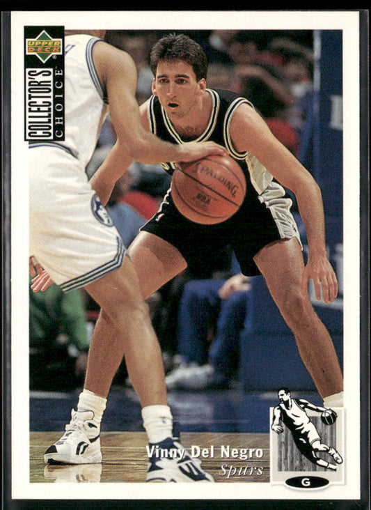 Vinny Del Negro 1994-95 Collector's Choice #115 San Antonio Spurs