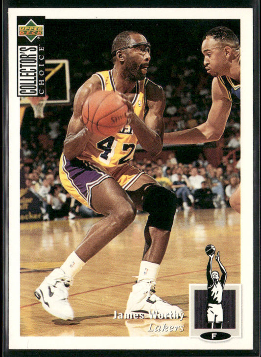 James Worthy 1994-95 Collector's Choice #142 Los Angeles Lakers