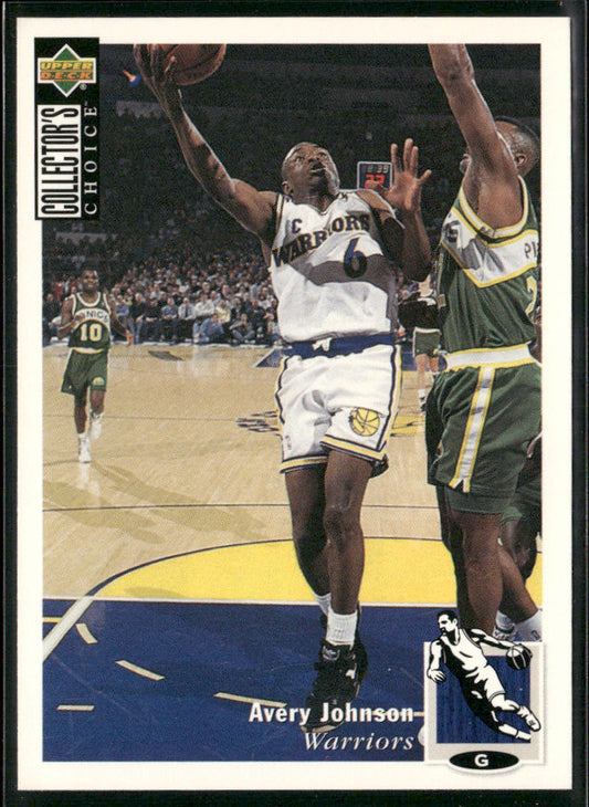 Avery Johnson 1994-95 Collector's Choice #6 Golden State Warriors