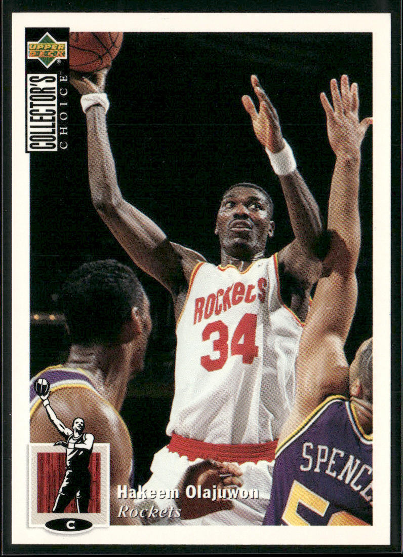 Hakeem Olajuwon 1994-95 Collector's Choice #34 Houston Rockets