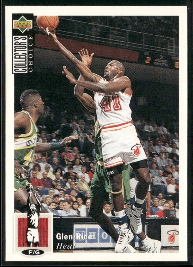 Glen Rice 1994-95 Collector's Choice #41 Miami Heat