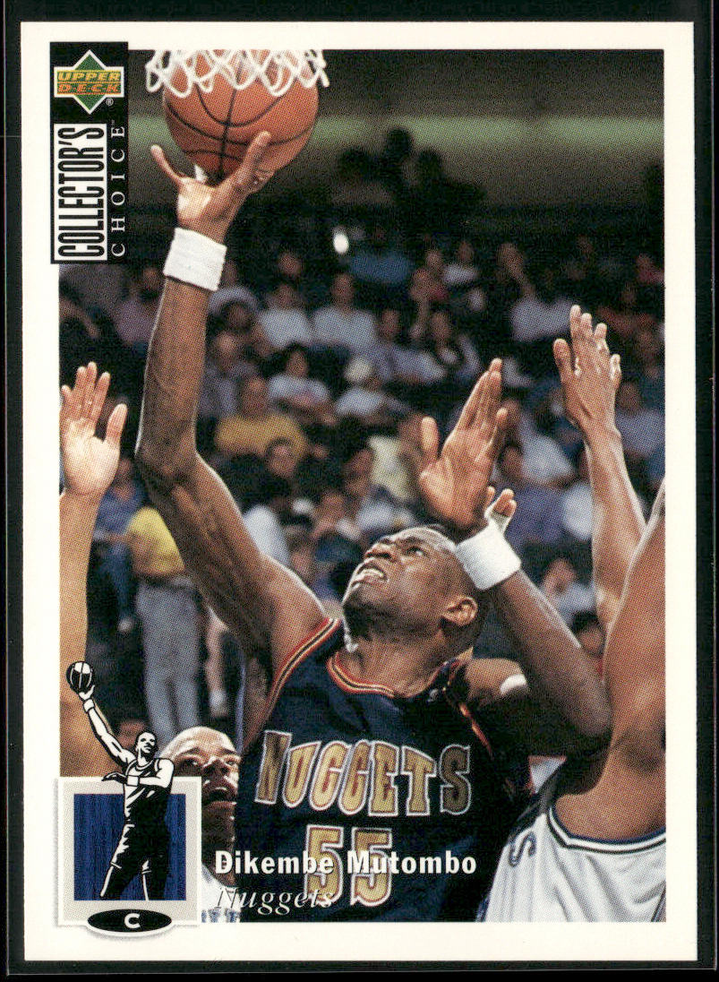 Dikembe Mutombo 1994-95 Collector's Choice #55 Denver Nuggets