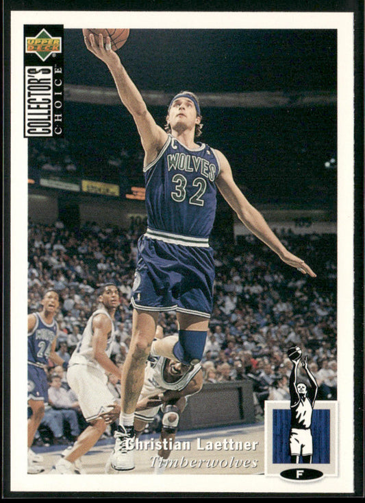 Christian Laettner 1994-95 Collector's Choice #66 Minnesota Timberwolves