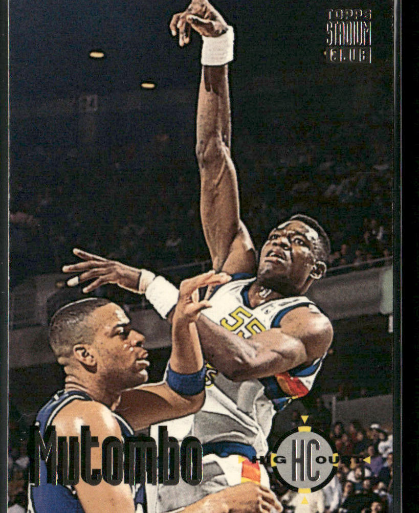 Dikembe Mutombo 1993-94 Stadium Club #63 Denver Nuggets