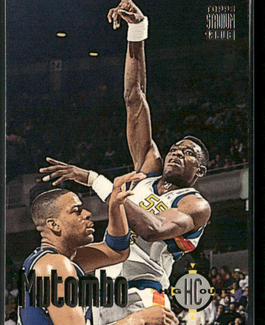 Dikembe Mutombo 1993-94 Stadium Club #63 Denver Nuggets