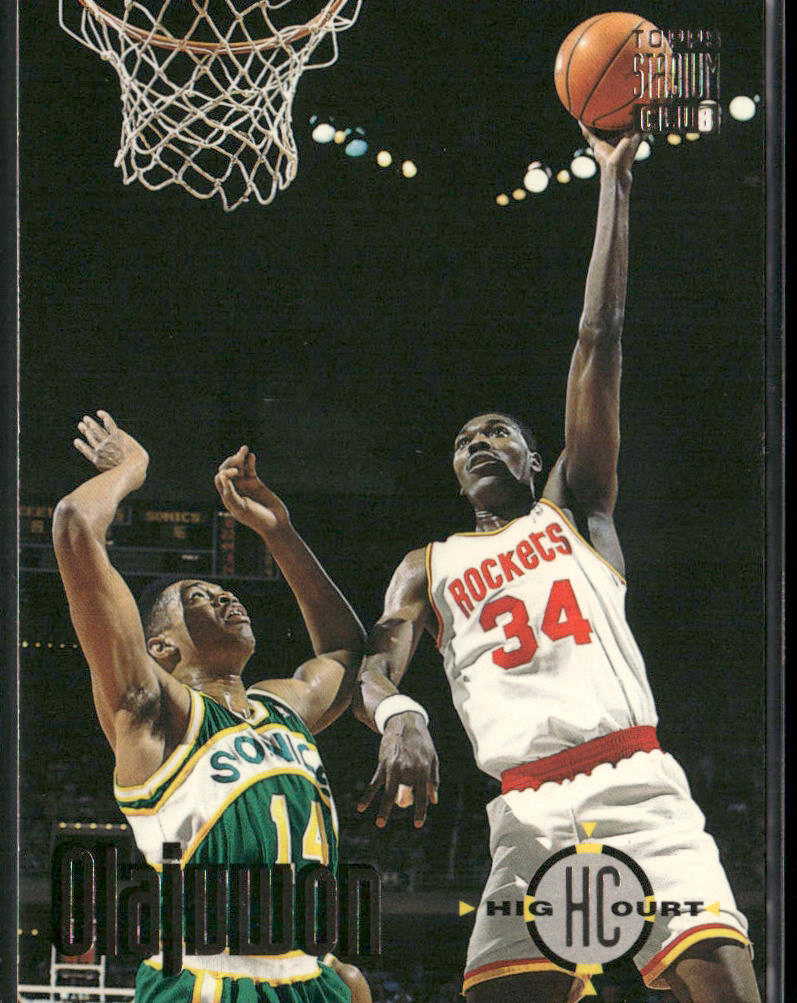 Hakeem Olajuwon 1993-94 Stadium Club #64 Houston Rockets