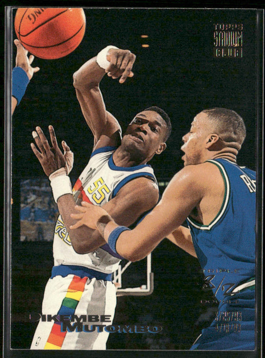 Dikembe Mutombo 1993-94 Stadium Club #109 Denver Nuggets