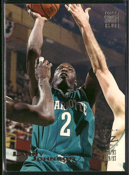 Larry Johnson 1993-94 Stadium Club #6 Charlotte Hornets