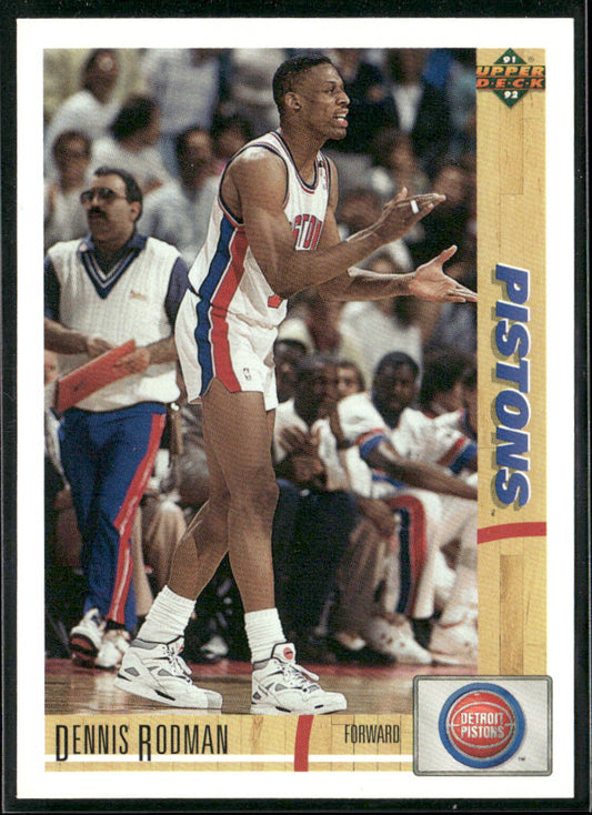 Dennis Rodman 1991-92 Upper Deck #185 Detroit Pistons