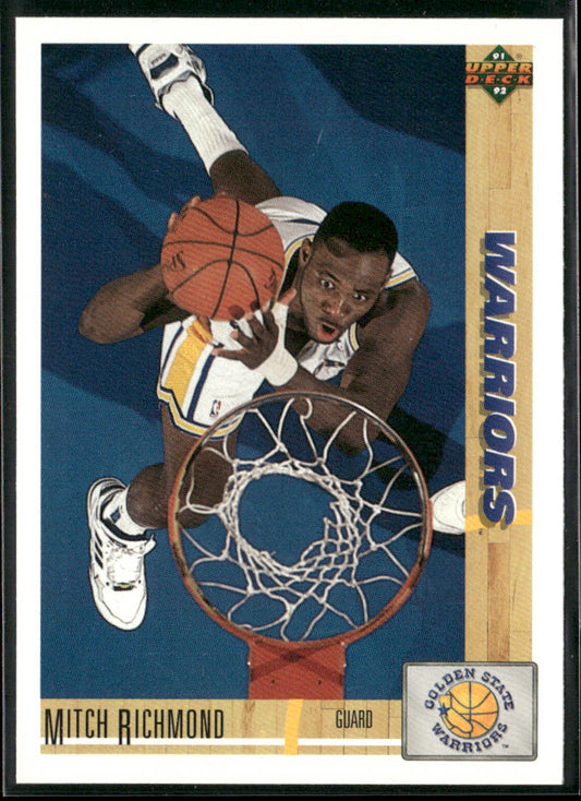 Mitch Richmond 1991-92 Upper Deck #265 Golden State Warriors