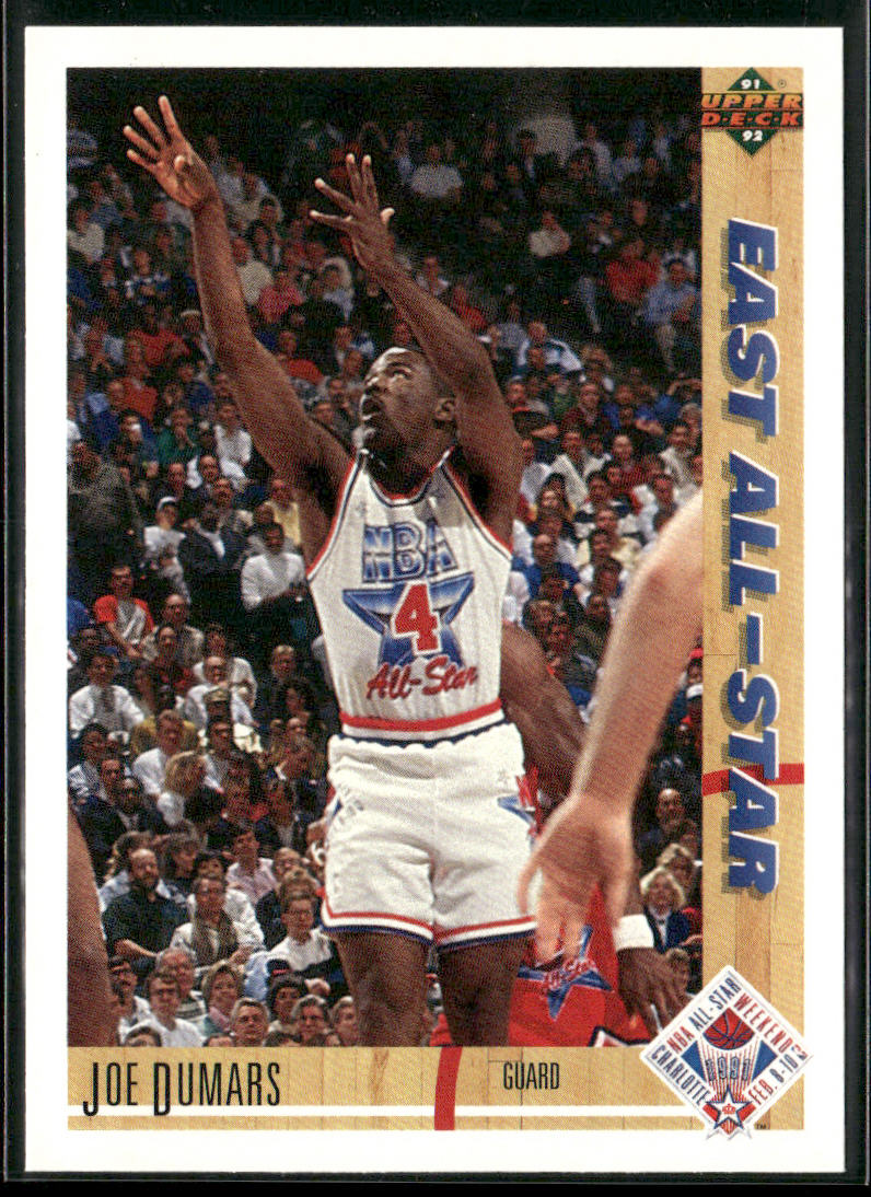 Joe Dumars 1991-92 Upper Deck #61 Detroit Pistons