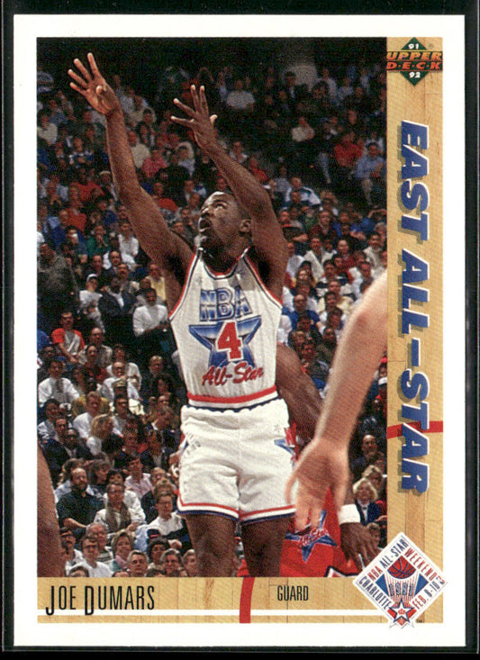 Joe Dumars 1991-92 Upper Deck #61 Detroit Pistons