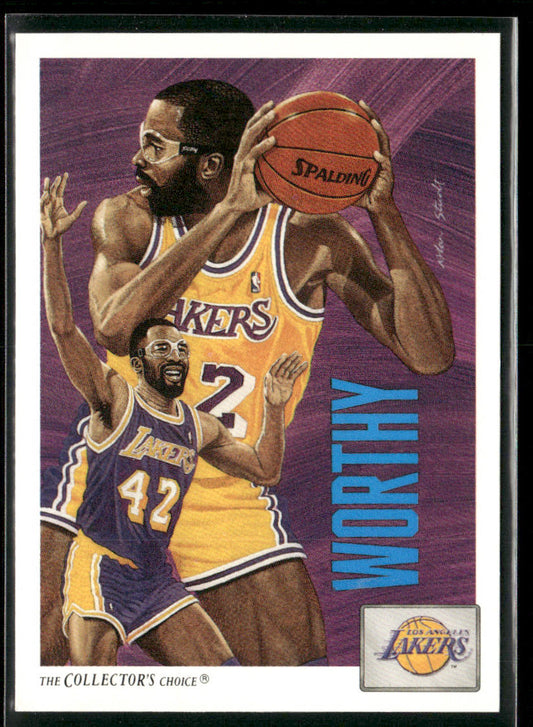 James Worthy 1991-92 Upper Deck #85 Los Angeles Lakers