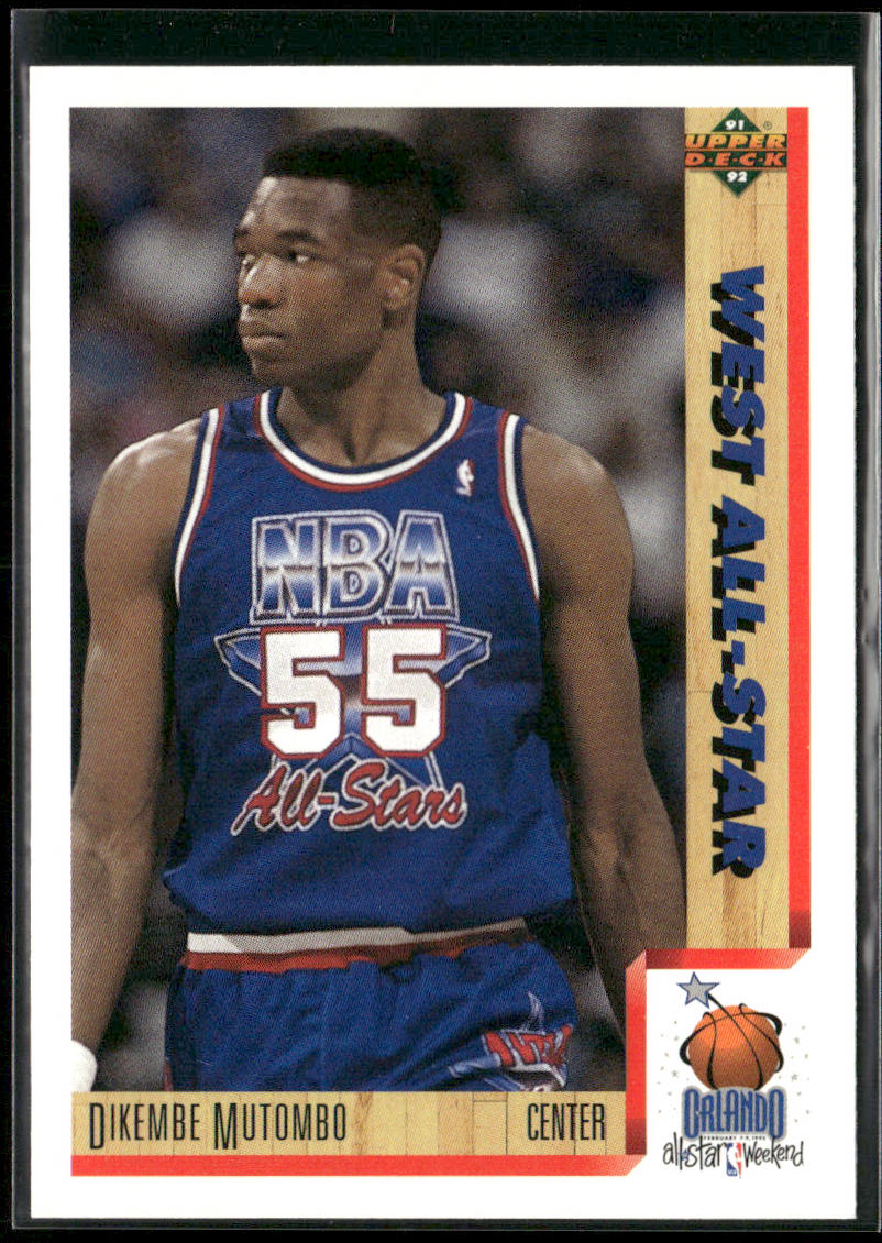 Dikembe Mutombo 1991-92 Upper Deck #471 Denver Nuggets