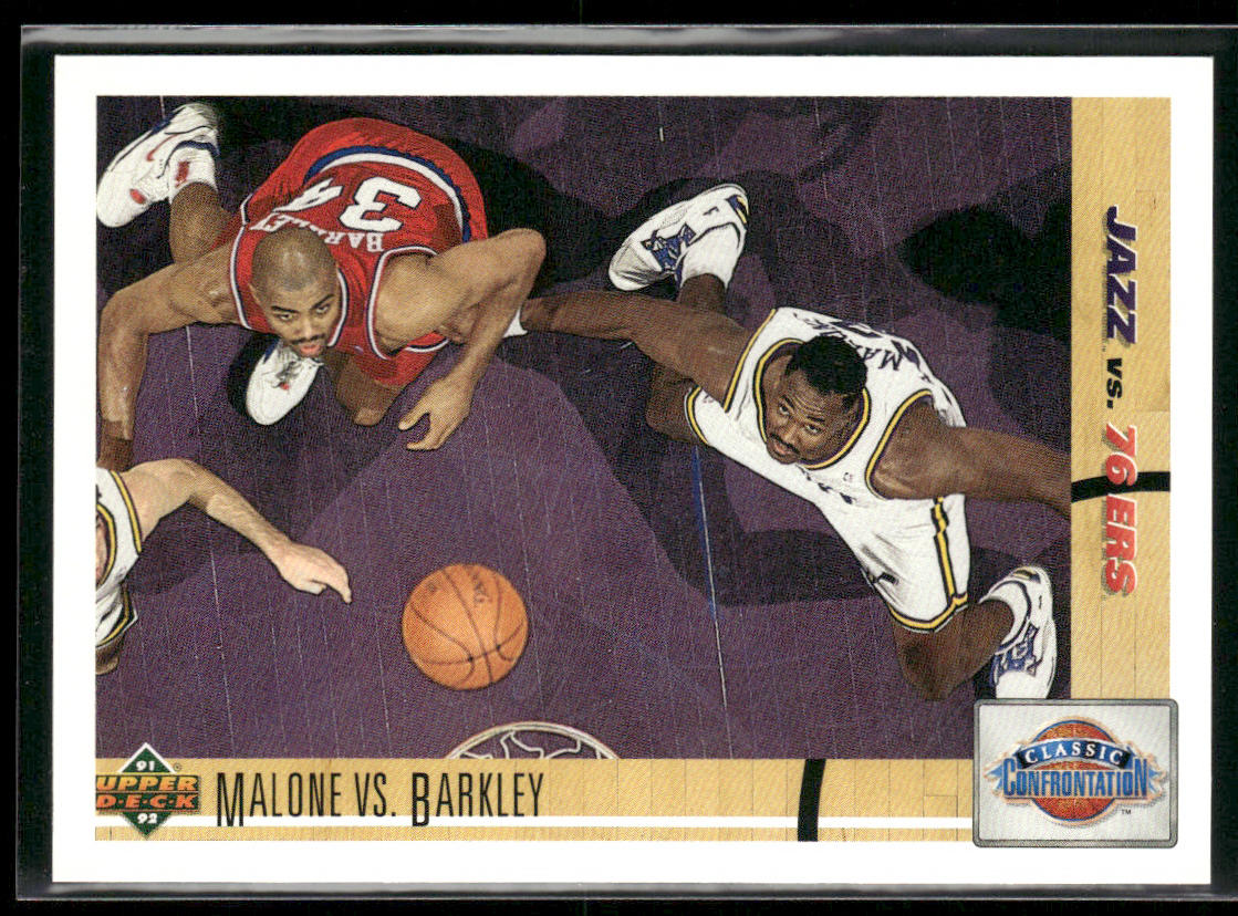 Malone vs. Barkley 1991-92 Upper Deck #31b