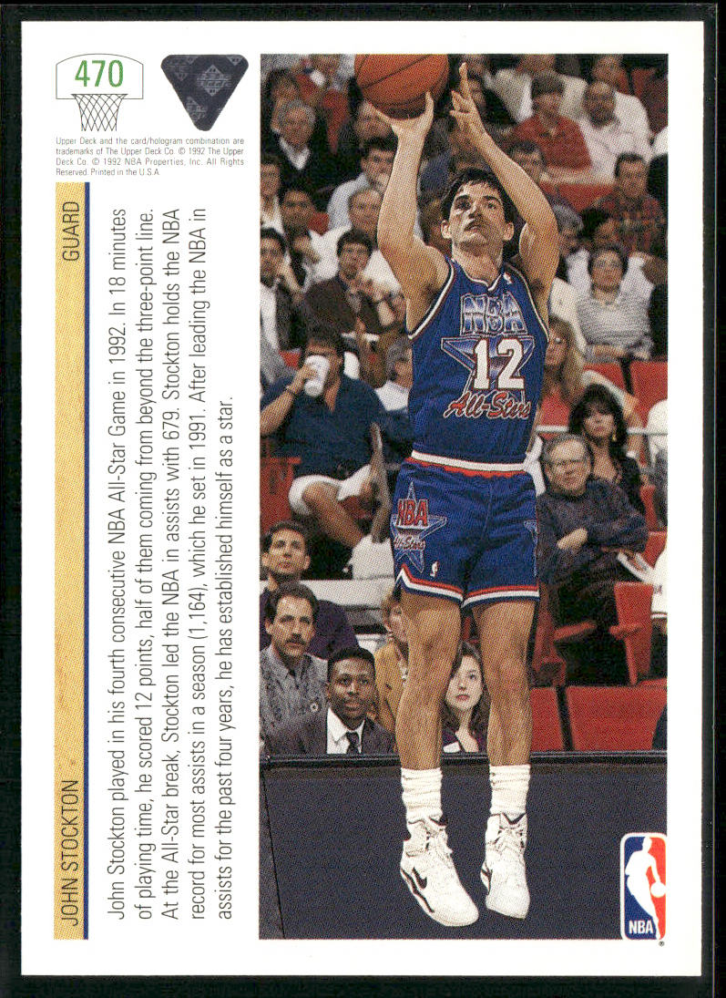 John Stockton 1991-92 Upper Deck Spanish #22