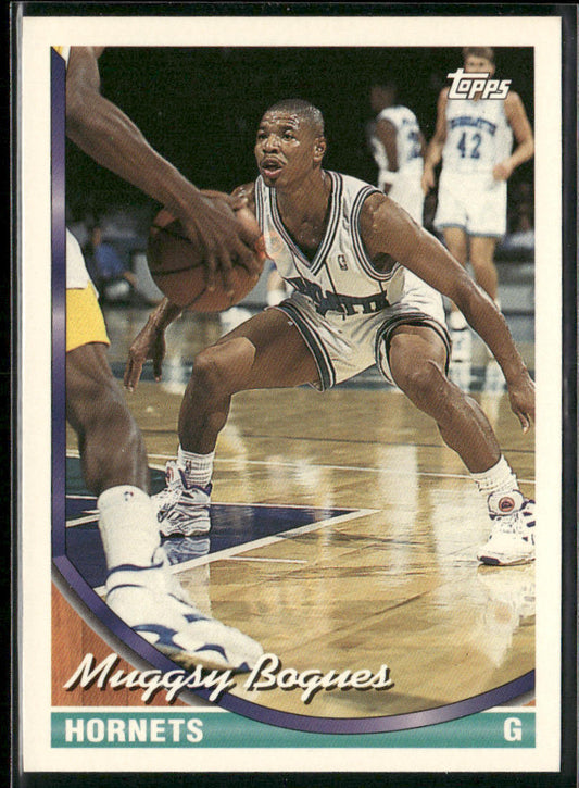 Muggsy Bogues 1993-94 Topps #9 Charlotte Hornets