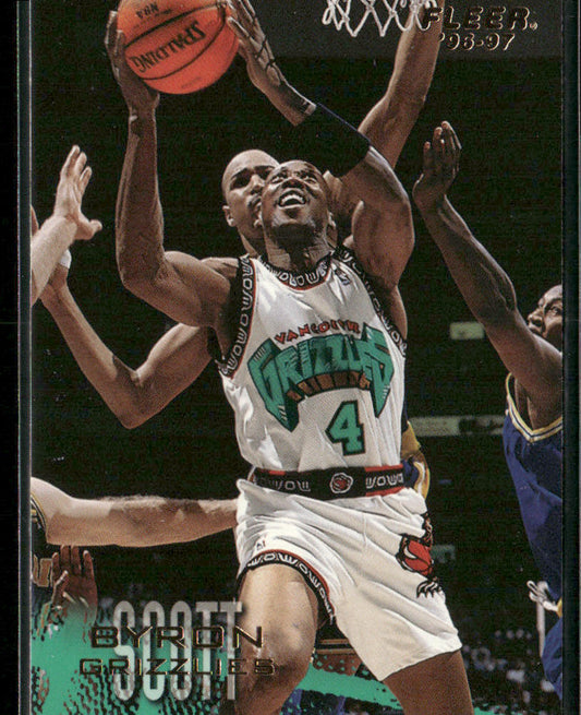 Byron Scott 1996-97 Fleer #114 Vancouver Grizzlies