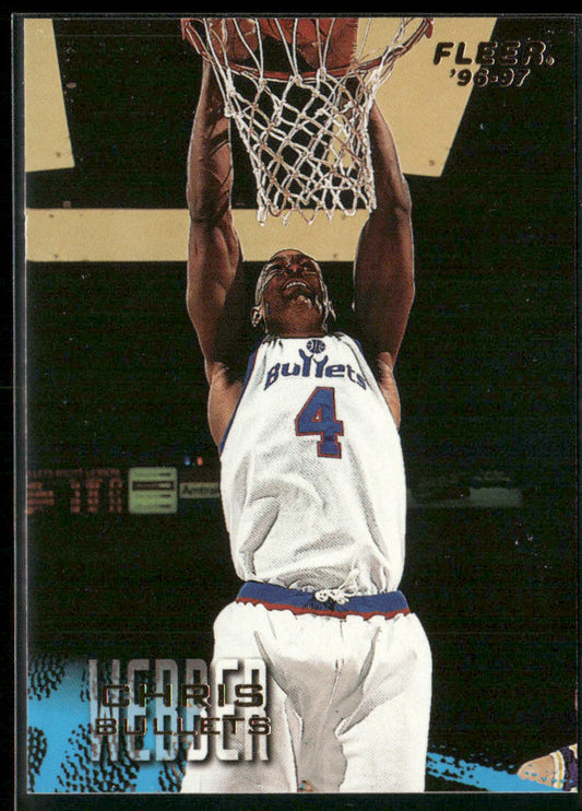 Chris Webber 1996-97 Fleer #119 Washington Bullets