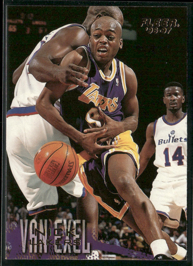 Nick Van Exel 1996-97 Fleer #56 Los Angeles Lakers