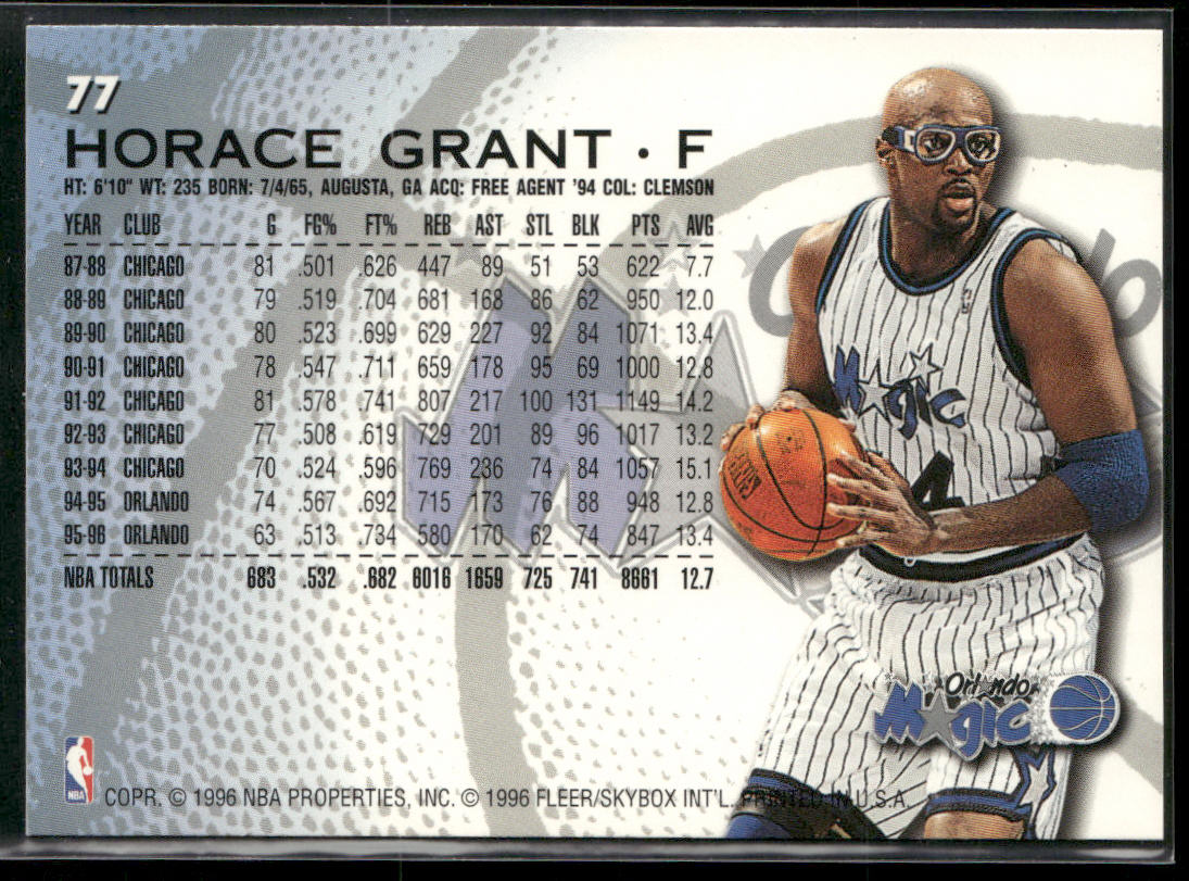 Horace Grant 1996-97 Fleer #77 Orlando Magic