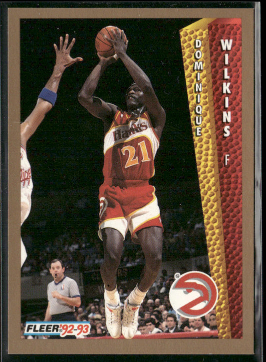 Dominique Wilkins 1992-93 Fleer #8 Atlanta Hawks