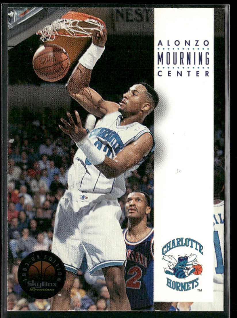 Alonzo Mourning 1993-94 SkyBox Premium #40 Charlotte Hornets
