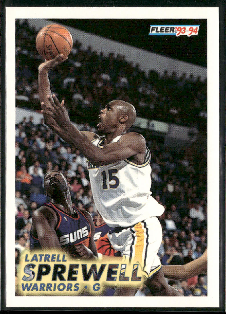 Latrell Sprewell 1993-94 Fleer #73 Golden State Warriors