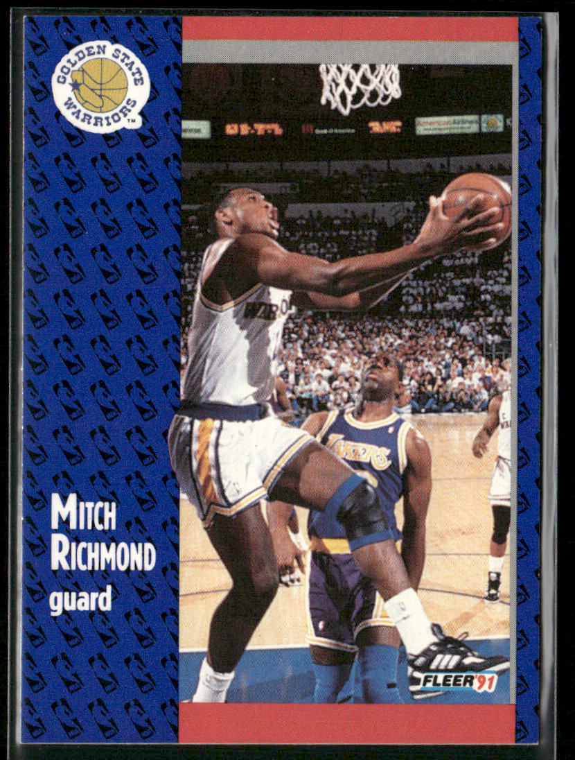 Mitch Richmond 1991-92 Fleer #71 Golden State Warriors