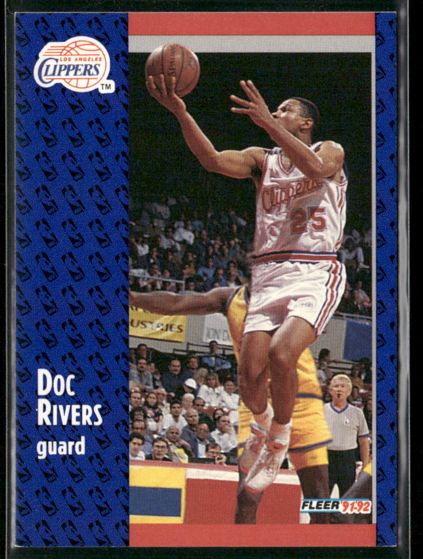 Doc Rivers 1991-92 Fleer #298 Los Angeles Clippers