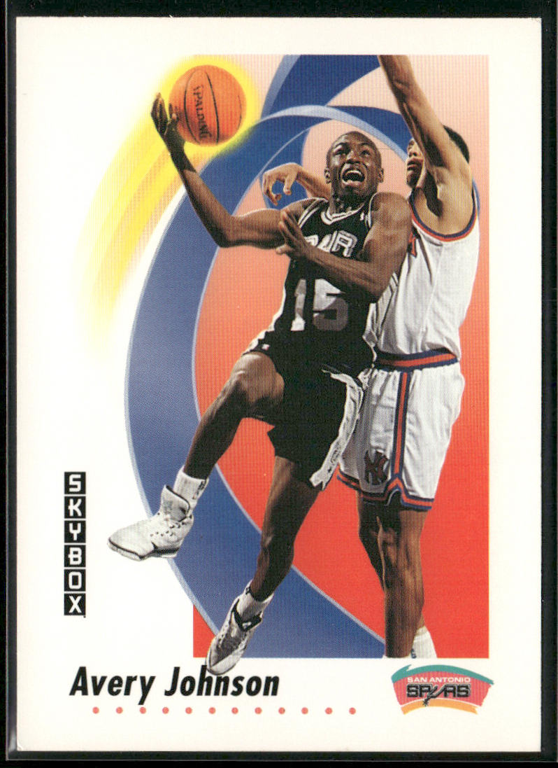 Avery Johnson 1991-92 SkyBox #259 San Antonio Spurs