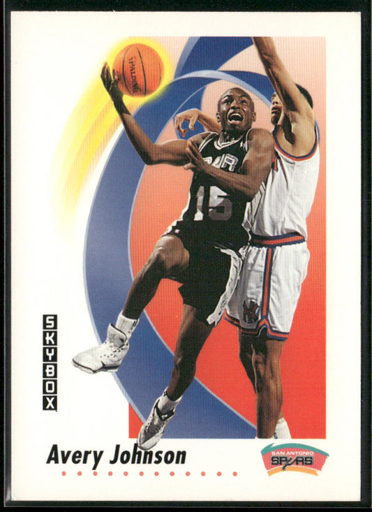 Avery Johnson 1991-92 SkyBox #259 San Antonio Spurs