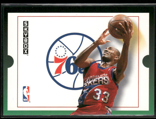 Hersey Hawkins 1992-93 SkyBox #301 Philadelphia 76ers