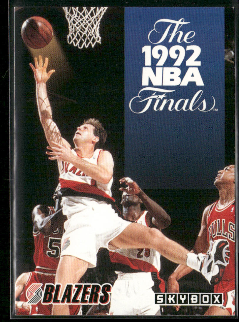 The 1992 NBA Finals 1992-93 SkyBox #316 Portland Trail Blazers